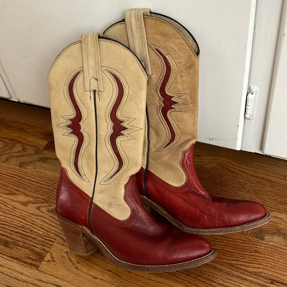 COPY - Vintage Frye Cowgirl Boots